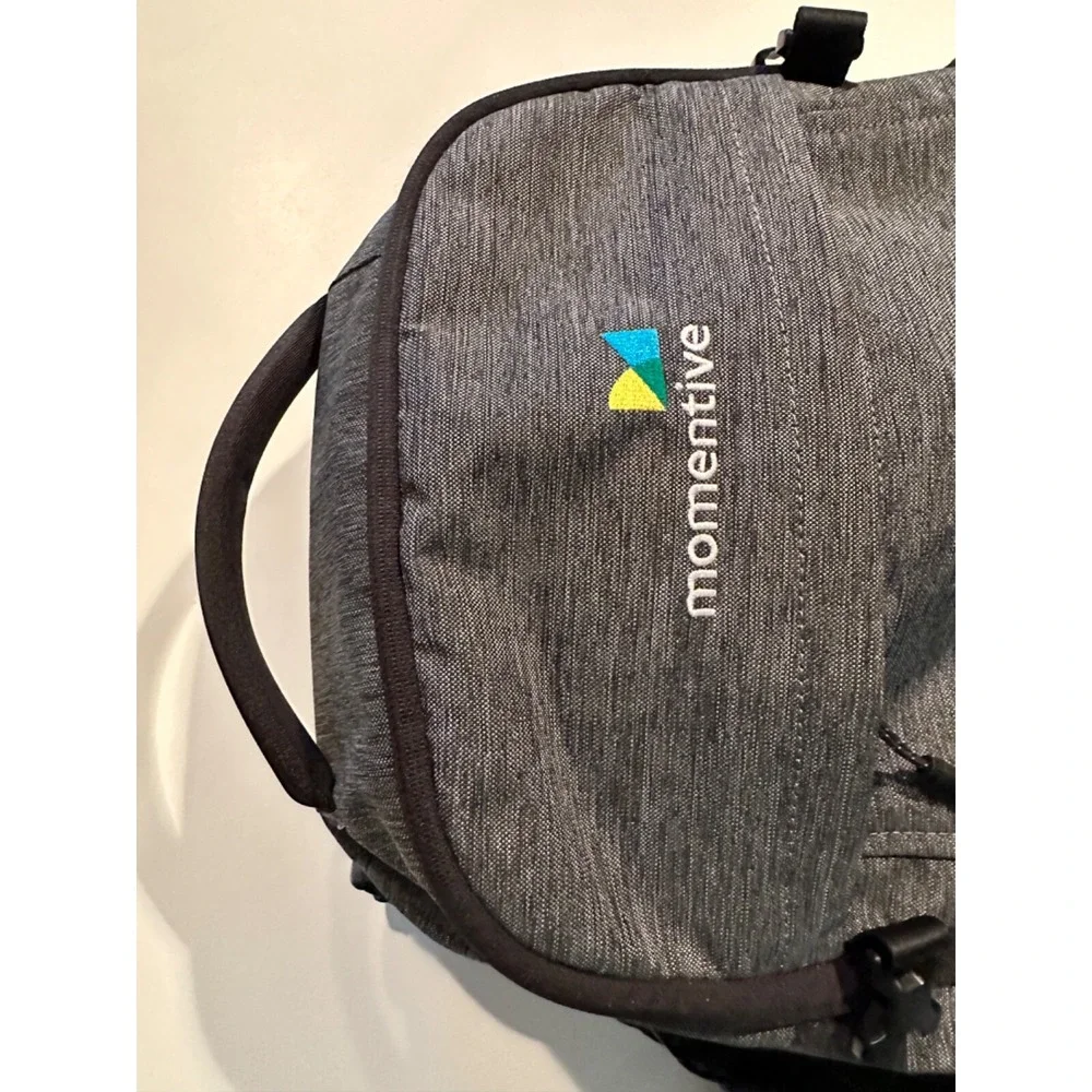 Timbuk2 Division Laptop Backpack Deluxe Eco Static Momentive Logo